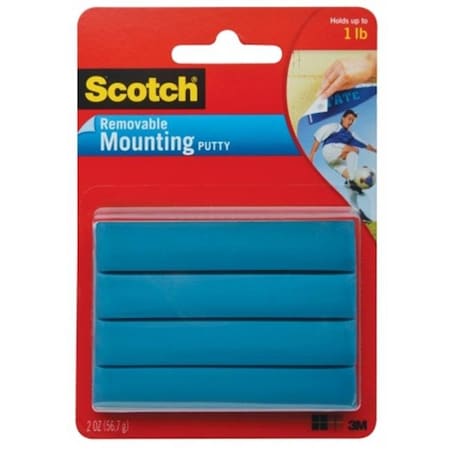 3M 3M 1494645 Scotch Lightweight Mounting Putty - 3 oz; Blue 1494645